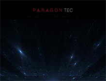 Tablet Screenshot of paragon-tec.com